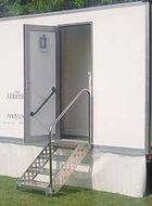 Mobile Toilet Facilities using the Capricorn lightweight aluminium door