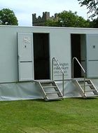 Mobile Toilet Facilities using the Capricorn lightweight aluminium door