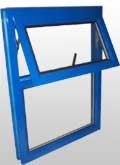 Medium weight aluminium window