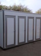 Mobile Toilet Facilities using the Capricorn lightweight aluminium door