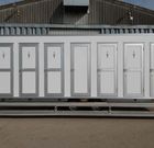 Mobile toilet facilites using the Capricorn lightweight aluminium door